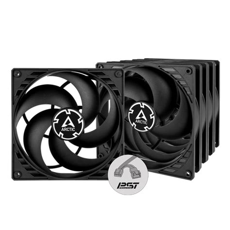 Buy ARCTIC P14 PWM PST 140mm Cabinet Fan Black Five Pack | EliteHubs