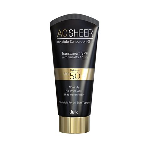 AC Sheer Invisible Sunscreen Gel SPF 50 + (50 gm) - Cureka - Online ...