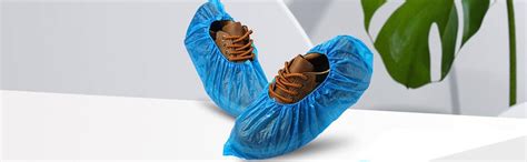 Buy CUFF- SHIELD PE Water-Proof Shoe Cover (Pack of 100 Pieces, Color ...