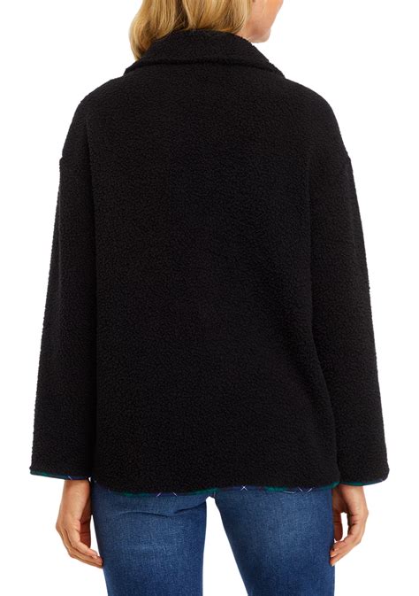 Crown & Ivy™ Women's Long Sleeve Sherpa Pullover | Belk