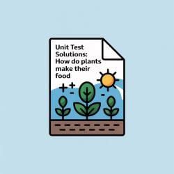 How Do Plants Make Their Food Sample Paper - Class 4 Science PDF Download