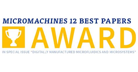 Micromachines | Special Issue : Digitally Manufactured Microfluidics ...