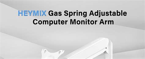 HEYMIX LIFE Single Monitor Arm, VESA Mount Aluminum Gas Spring ...