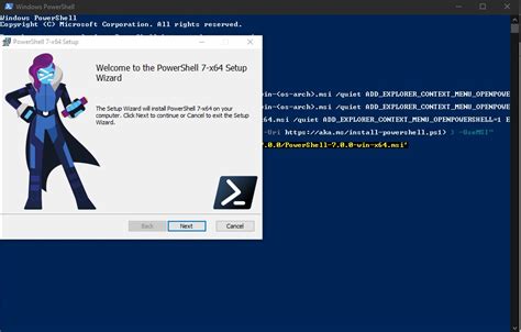 Image result for PowerShell 7 Backround
