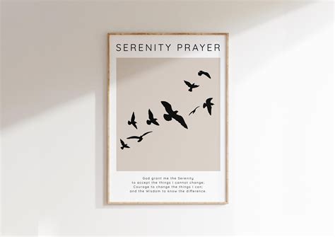 Complete Serenity Prayer Poster Serenity Prayer By Sharon Cummings"