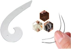 Crafts Haveli Combo 2 Items Armhole Curve & Curved Needle 2pc Sewing ...