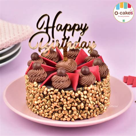 CC6 Nutty Chocolate Birthday Cake: Celebration Collection