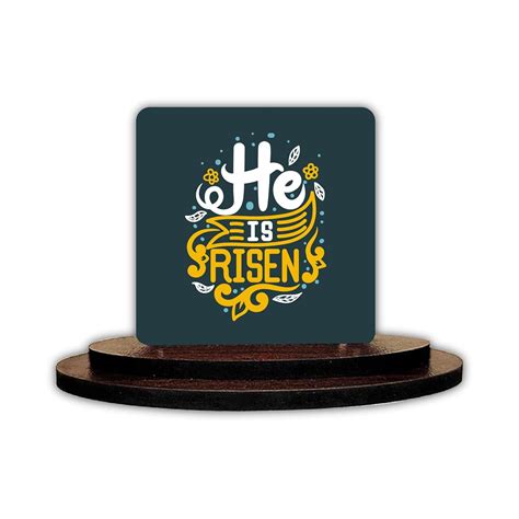 Buy SIGNOOGLE He is Risen Jesus Quotes Car Dashboard Accessories Statue ...