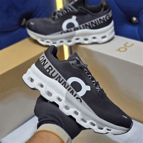 Shop On Running Cloudmonster 2 Black First Copy - Best Deals