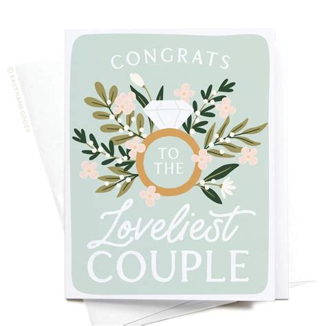 Congrats Loveliest Couple Card – Fiori and Fern