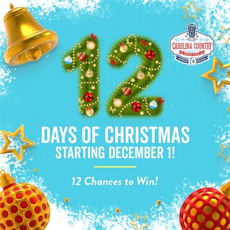 12 Days of Christmas: YOU COULD WIN! | Carolina Country Music Fest
