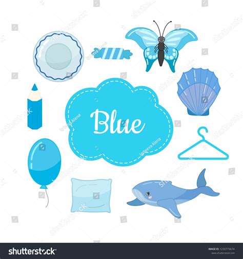 Blue Color Things For Kids