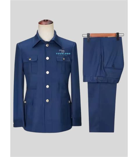 ComfortCruise Safari Suit Driver Uniforms - Color Dark Blue – Uniform ...