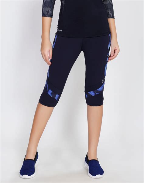 Navy Arctic Capris - Yogue Activewear