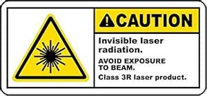 Caution. Invisible Laser rediation. Avoid Exposure to Beam. Class 3R ...