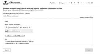 Form 10BD-BE User Manual | Income Tax Department