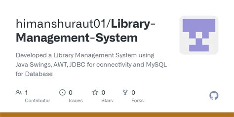 Library Management System in Java GitHub 的图像结果