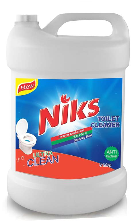 Niks® Toilet cleaner 5 ltrs | Germ Cleaner 99.9% | refill pack ...