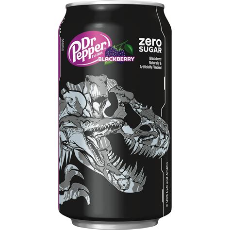 Dr Pepper Blackberry Zero Sugar Soda Pop, 12 fl oz, 12 Pack Cans ...