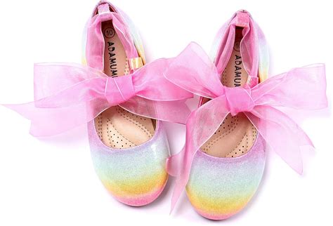 Buy ADAMUMU Toddler Dress Shoes Flower Girl Shoes for Weeding Cute ...