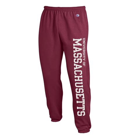 POWERBLEND BANDED BOTTOM SWEATPANTS - MAROON | UMass Store