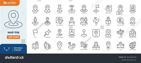 3D Map Pin with Line Icon 的图像结果