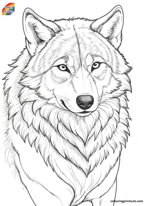 Free Printable Coloring Pages Of Wolves