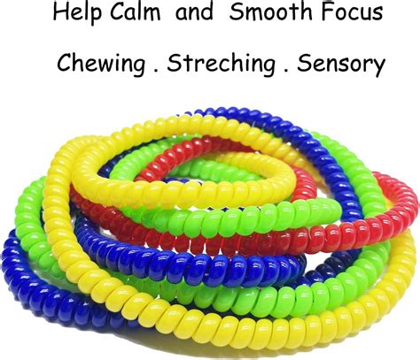 Sensory Chew Necklaces and Bracelets Set 8 Pack - Oral Sensory Toys for Kids with Autism ...