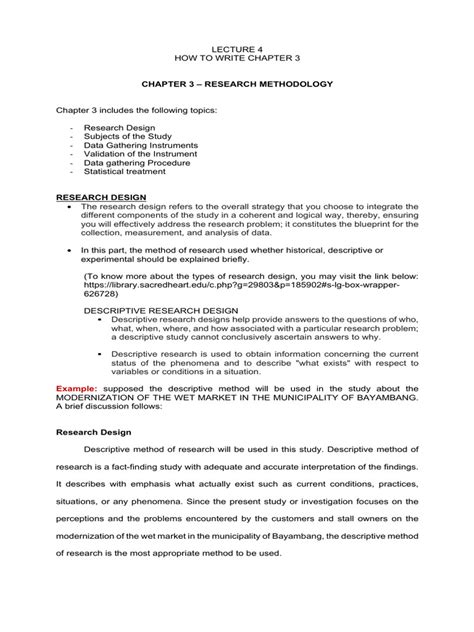 Image result for Research Chapter 3 Example PDF