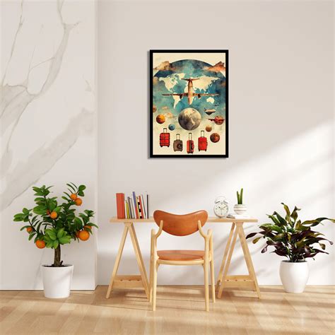 Orbit of Endless Journeys - Travel Wall Art - Pillow Fights