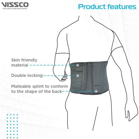 Buy VISSCO LUMBOCARE (LUMBO SACRAL BELT) |PROVIDES SUPPORT TO THE LOWER ...