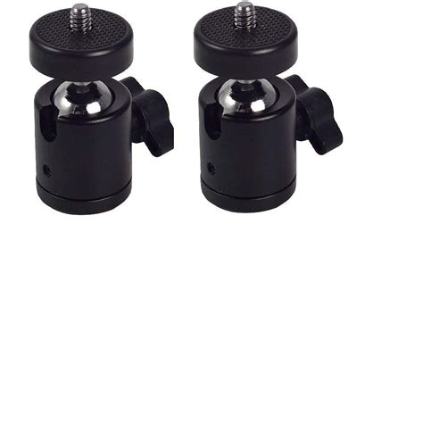 Buy EYUVAA LABEL Universal 1/4" Screw Swivel Ball Head Tripod Mount 360 ...