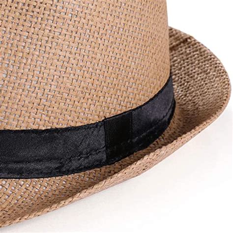 Buy INFISPACE Men's Jute Classic Fedora Summer Hat (Beige) at Amazon.in