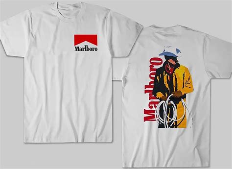 Marlboro Shirt, Vintage 80s Marlboro Cowboy T-shirt For Men, Women ...