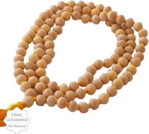 GIFTION 100% Tested Tulsi Japa Mala Basil Garland (108+1 Bead) with ...