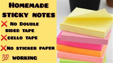 Homemade Sticky Notes 的图像结果