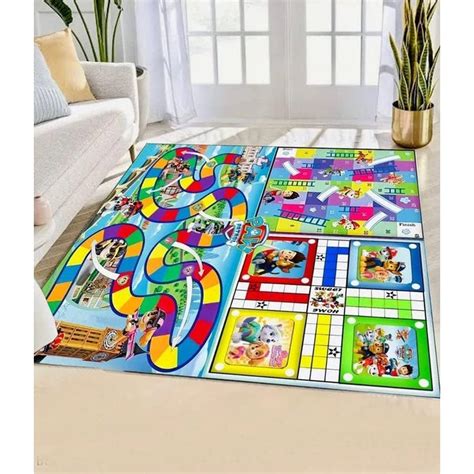 Paw Pets Cartoon Jumbo 3in1 Game - Ludo, Snakes & Ladders, Town Game ...
