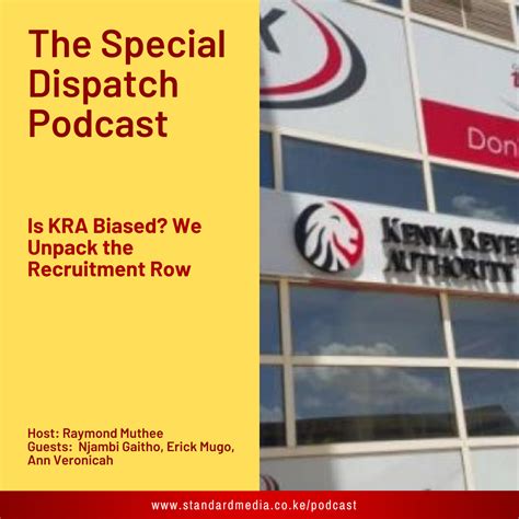 Is KRA Biased? We Unpack the Recruitment Row: The Special Dispatch Podcast