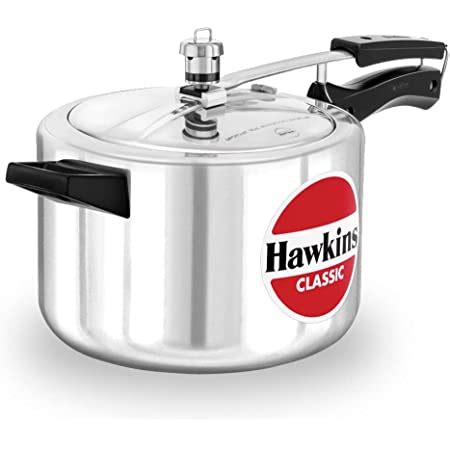 Buy Hawkins 5 Litre Miss Mary Aluminium Pressure Cooker, Inner Lid ...