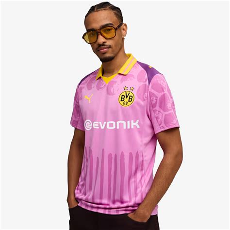 PUMA | KIDSUPER x BORUSSIA DORTMUND JERSEY { MAUVE POP-FASTER YELLOW ...