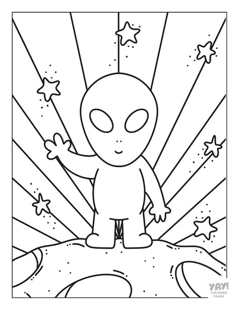 Image result for Alien Coloring Pages