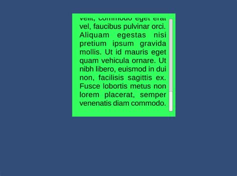 Unity Scrollrect 的图像结果