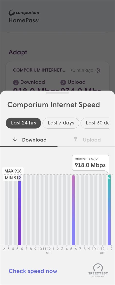 ISP Speed Test 的图像结果