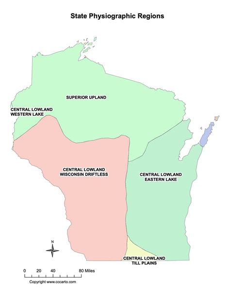 Wisconsin State Maps: Counties (All 72 Wisconsin Counties) | CCCarto