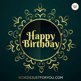 Elegant Happy Birthday Gif - 6542 » WordsJustforYou.com - Original ...