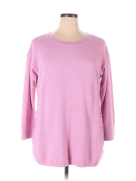 Talbots Pink Pullover Sweater Size 1X (Plus) - 73% off | thredUP