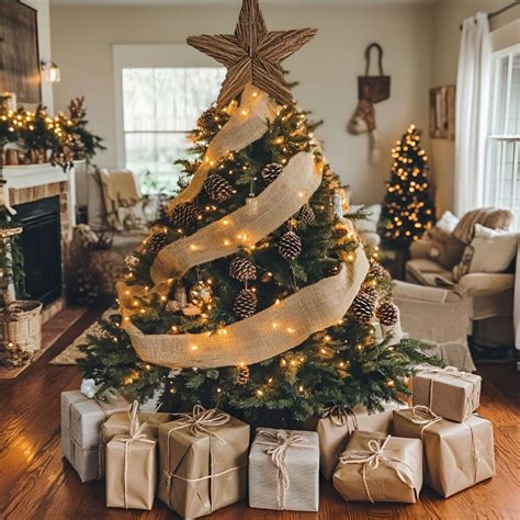 20 Rustic Christmas Trees Infusing Christmas Décor With Natural Charm