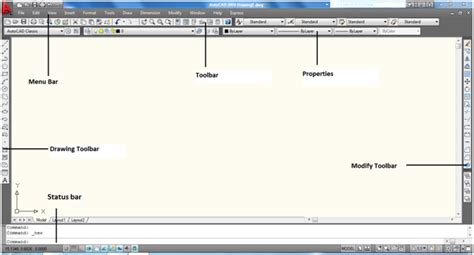 Image result for AutoCAD 2009 Menu Layout