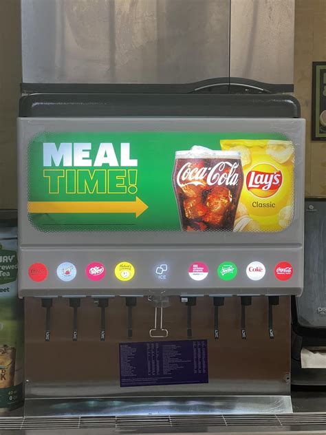 Anybody else’s subway get a new face for their fountain drink machine ...