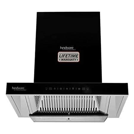 Hindware 60 cm 1200 m³/HR Auto-Clean Angular Kitchen Chimney (C100162 ...